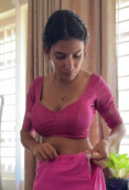 Resmi Nair Saree Strip Private App Hot Video